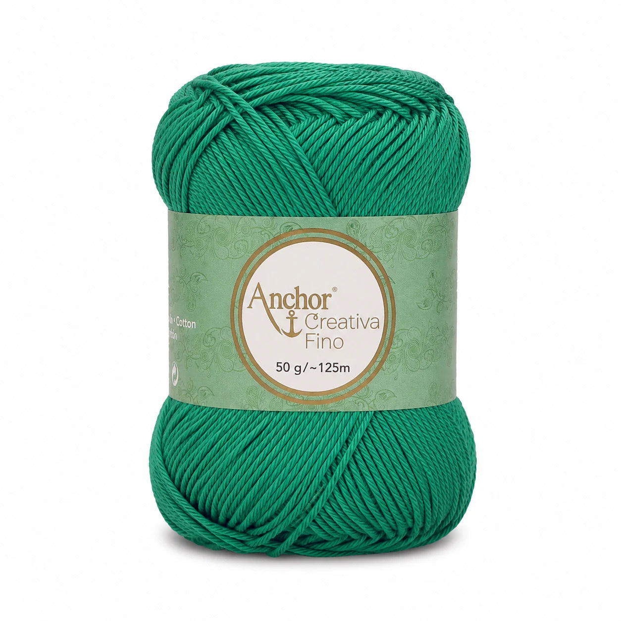 Cotone CREATIVA FINO - ANCHOR - Colore: 0241 - VERDE CAMPO DA GOLF - by LacariaRicami.Store