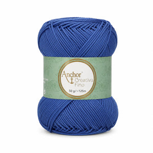 Cotone CREATIVA FINO - ANCHOR - Colore: 0261 - BLU ROYAL - by LacariaRicami.Store