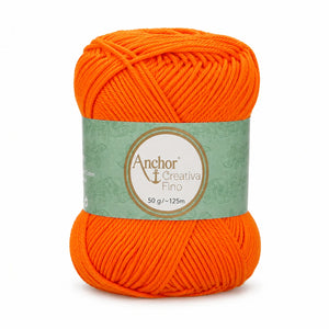 Cotone CREATIVA FINO - ANCHOR - Colore: 0281 - MANDARINO - by LacariaRicami.Store