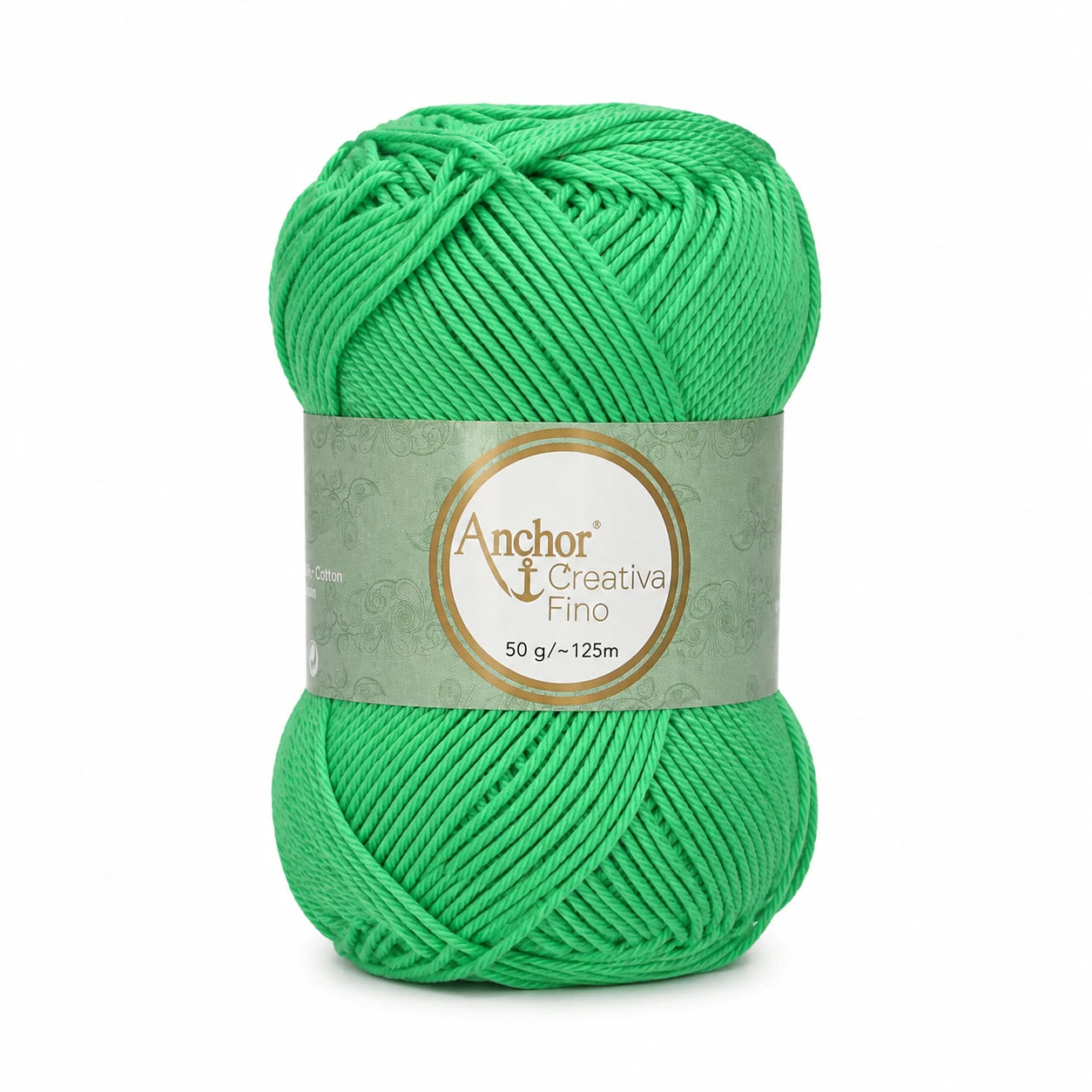 Cotone CREATIVA FINO - ANCHOR - Colore: 0389 - VERDE ACCESO - by LacariaRicami.Store