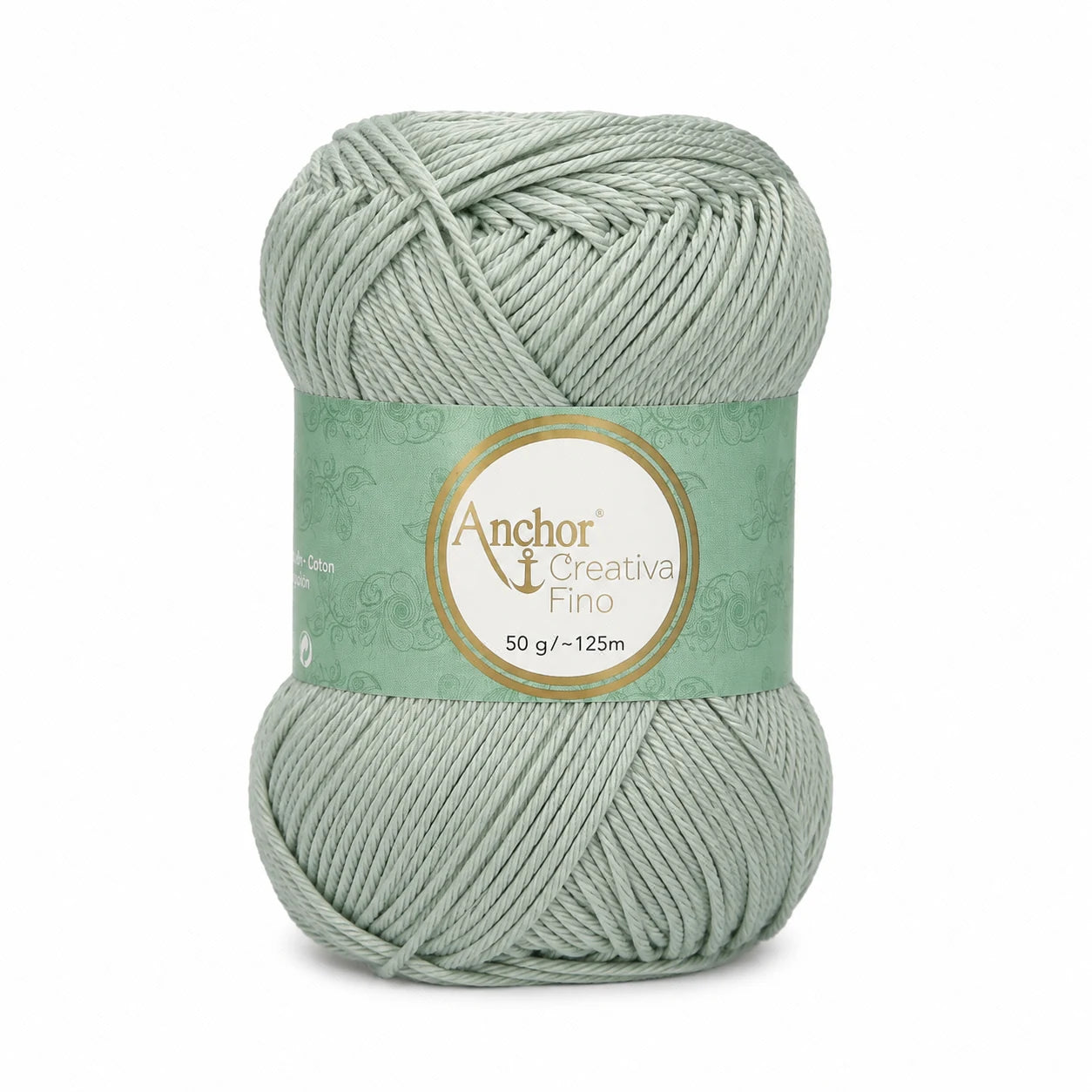 Cotone CREATIVA FINO - ANCHOR - Colore: 0402 - VERDE PALLIDO - by LacariaRicami.Store