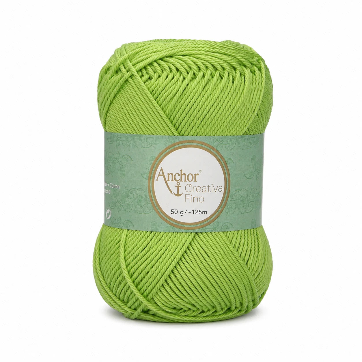 Cotone CREATIVA FINO - ANCHOR - Colore: 0418 - VERDE PISTACCHIO - by LacariaRicami.Store