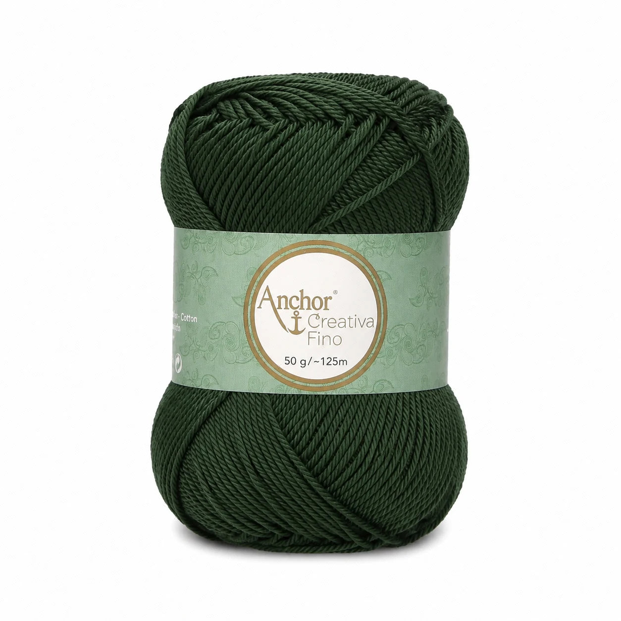 Cotone CREATIVA FINO - ANCHOR - Colore: 0419 - VERDE NATALE - by LacariaRicami.Store
