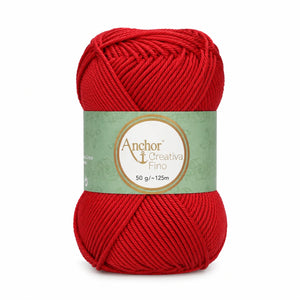 Cotone CREATIVA FINO - ANCHOR - Colore: 0424 - CILIEGIA - by LacariaRicami.Store