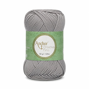 Cotone CREATIVA FINO - ANCHOR - Colore: 0435 - GRIGIO FUMO - by LacariaRicami.Store