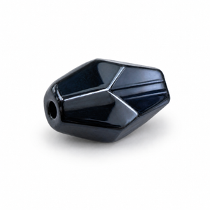 PERLE Cristallo Bicono 10x7mm - Colore: 214-B48 - BLU GRIGIO ACCIAIO - by LacariaRicami.Store