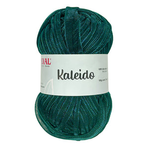 Microfibra KALEIDO - MONDIAL - Colore: 483 - VERDONE NERO - by LacariaRicami.Store