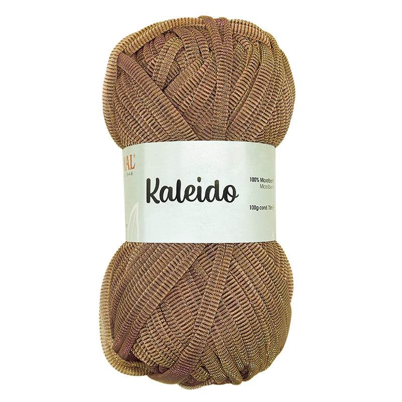 Microfibra KALEIDO - MONDIAL - 492 - ROSA/FUXIA/ORO - LacariaRicami.Store
