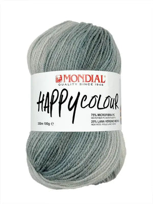 Microfibra HAPPY COLOUR - MONDIAL - 498 - PANNA/GRIGIO - LacariaRicami.Store