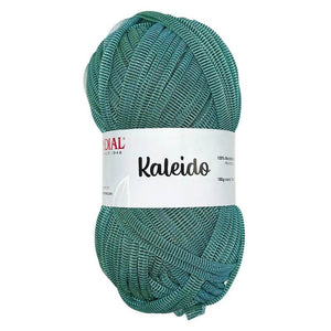 Microfibra KALEIDO - MONDIAL - 498 - VERDE/PAVONE - LacariaRicami.Store
