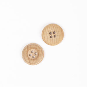 Bottone LEGNO DI FAGGIO - - LacariaRicami.Store