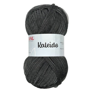 Microfibra KALEIDO - MONDIAL - 505 - NERO/ARGENTO - LacariaRicami.Store