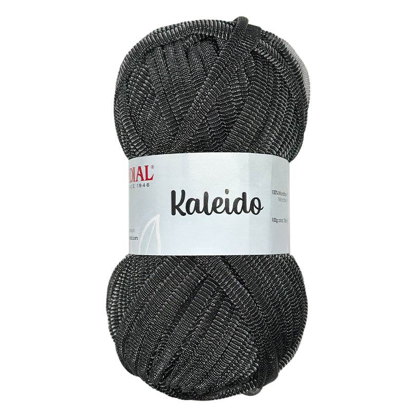 Microfibra KALEIDO - MONDIAL - 505 - NERO/ARGENTO - LacariaRicami.Store