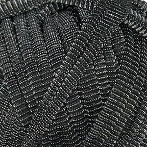 Microfibra KALEIDO - MONDIAL - 505 - NERO/ARGENTO - LacariaRicami.Store