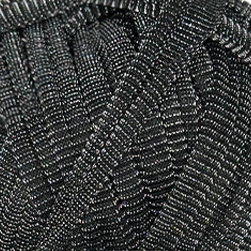 Microfibra KALEIDO - MONDIAL - 505 - NERO/ARGENTO - LacariaRicami.Store