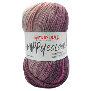 Microfibra HAPPY COLOUR - MONDIAL - 506 - PANNA/LILLA/ROSA/VIOLA - LacariaRicami.Store
