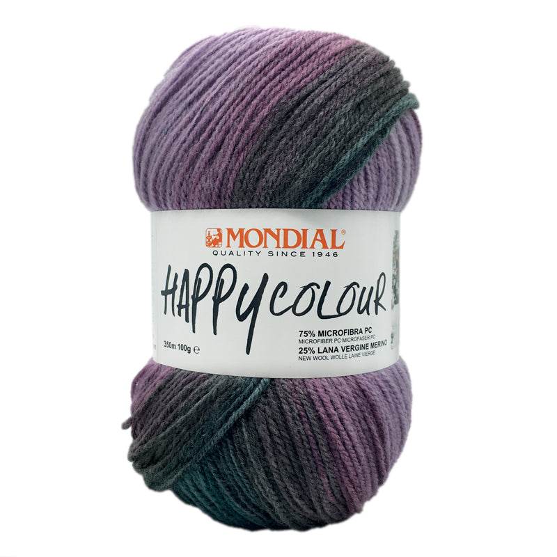 Microfibra HAPPY COLOUR - MONDIAL - 507 - VIOLA/LILLA/PAVONE - LacariaRicami.Store