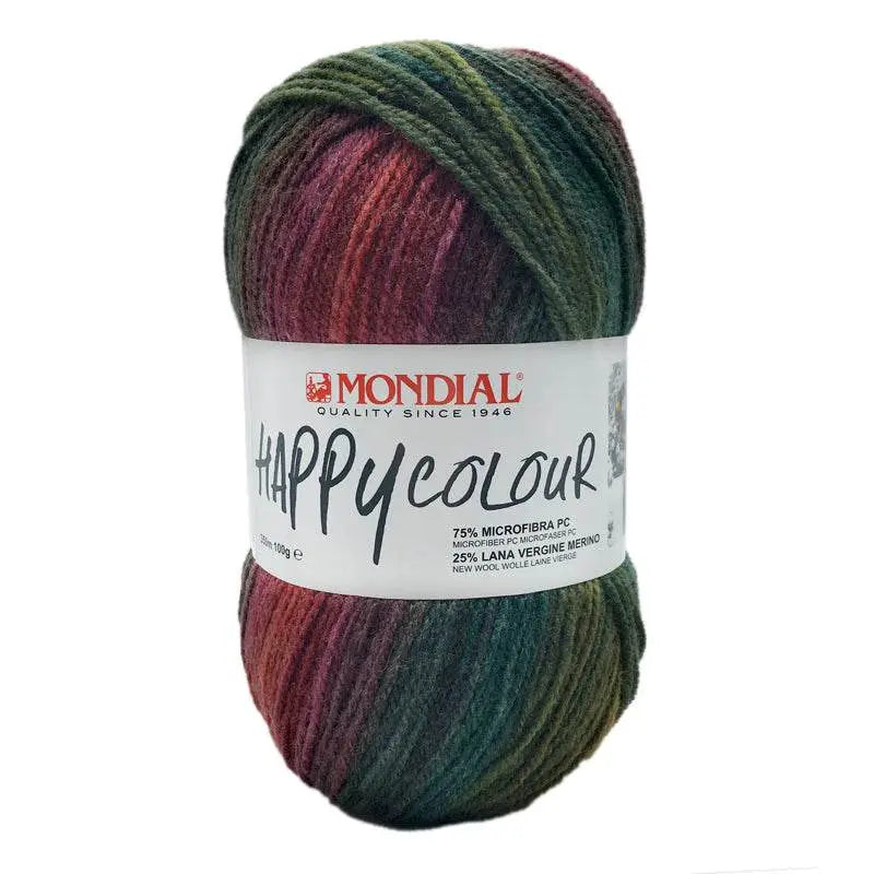 Microfibra HAPPY COLOUR - MONDIAL - 509 - SENAPE/VERDONE/ROSSO/LILLA - LacariaRicami.Store