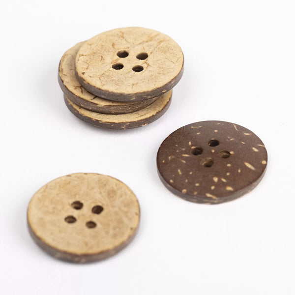 Bottone In Legno Di NOCE DI COCCO – 20mm