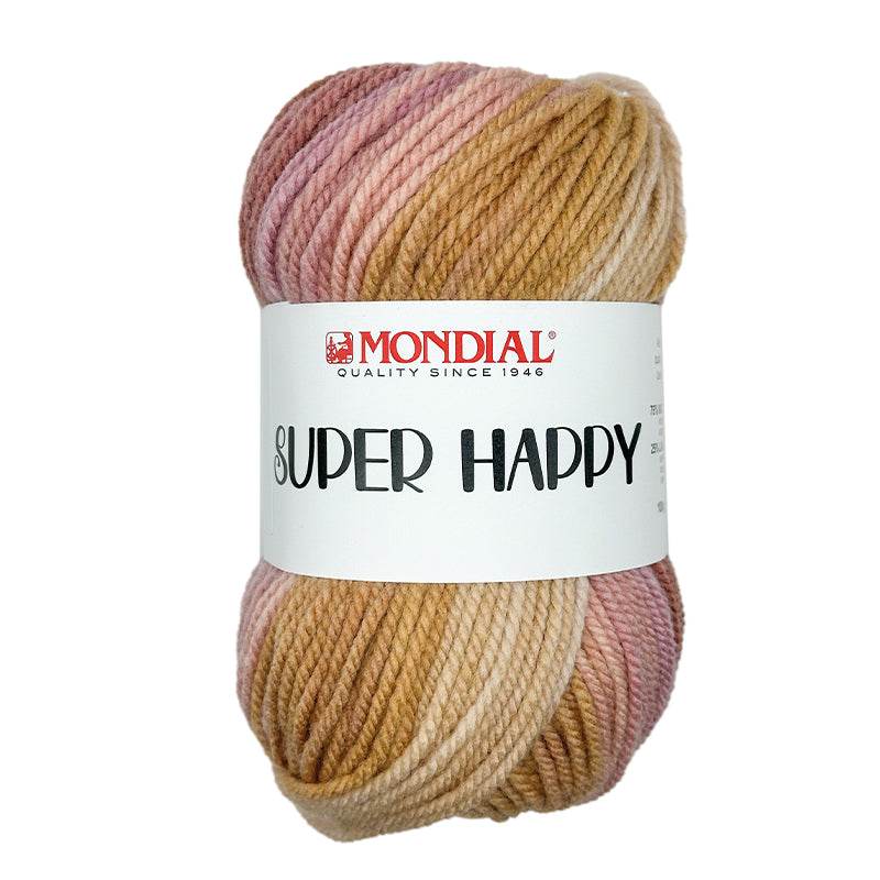 Microfibra SUPER HAPPY - MONDIAL - LacariaRicami.Store - 519 - PANNA/ROSA/CAMMELLO