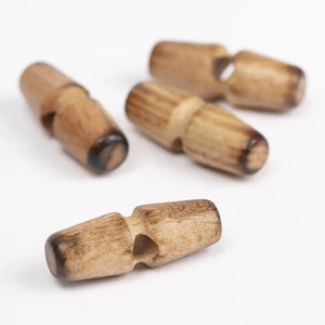 Bottone LEGNO DI ULIVO - ALAMARI - 30mm - - LacariaRicami.Store