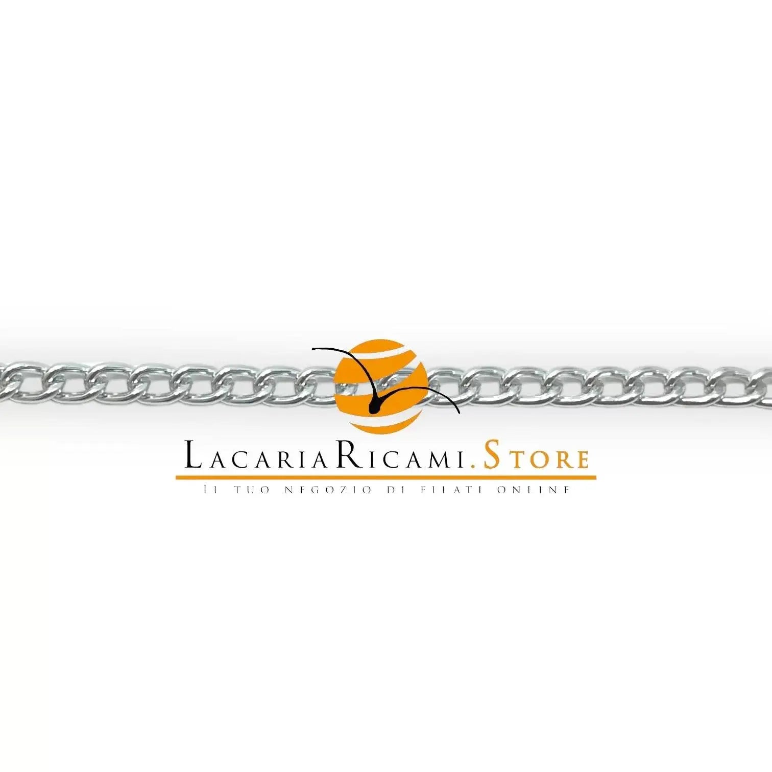 CATENA per Borse - LacariaRicami.Store - 520 ALLUMINIO - 4 mm ARGENTO