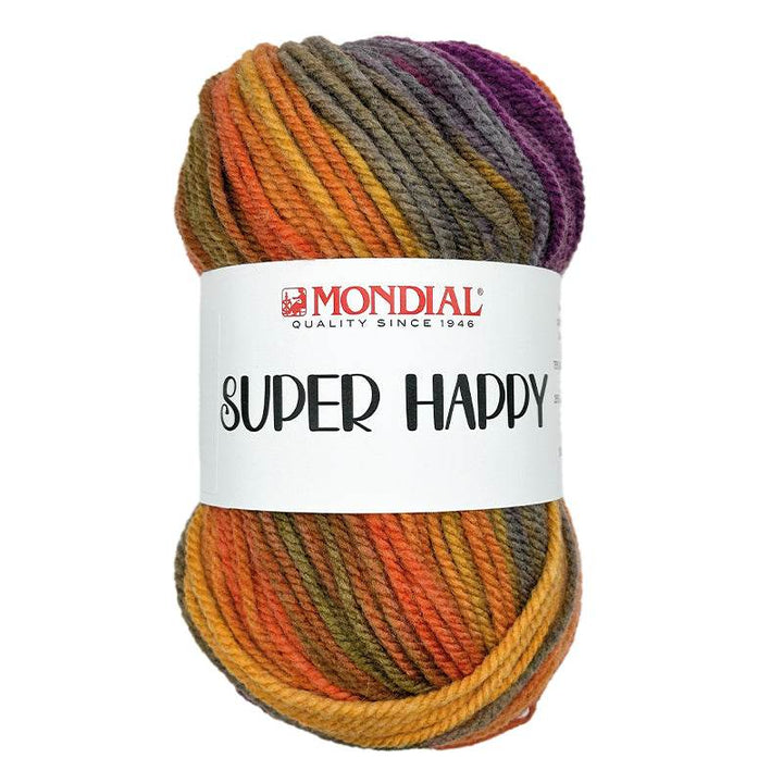 Microfibra SUPER HAPPY - MONDIAL - LacariaRicami.Store - 522 - OLIVA/VIOLA/MATTONE