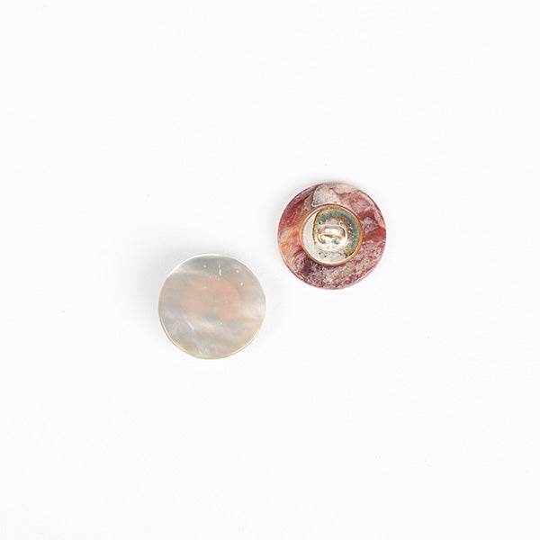 Bottone Di Conchiglia CON ANELLO - - LacariaRicami.Store