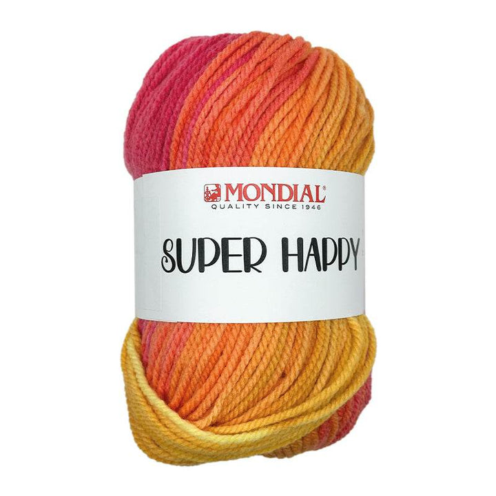 Microfibra SUPER HAPPY - MONDIAL - LacariaRicami.Store - 523 - GIALLO/ARANCIO/FUXIA