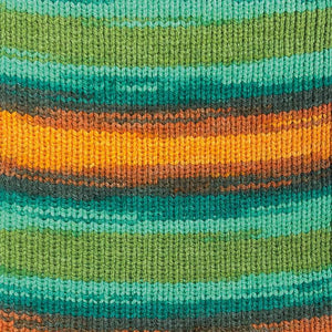 Microfibra SUPER HAPPY - MONDIAL - LacariaRicami.Store - 524 - VERDE/ARANCIO/MATTONE