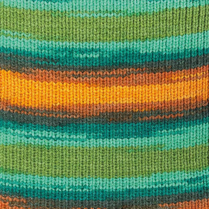 Microfibra SUPER HAPPY - MONDIAL - LacariaRicami.Store - 524 - VERDE/ARANCIO/MATTONE