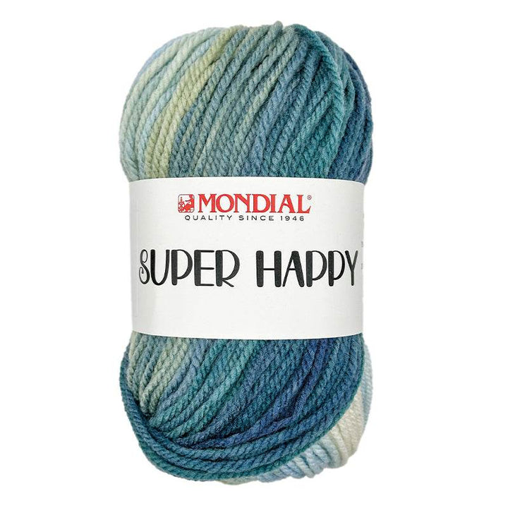 Microfibra SUPER HAPPY - MONDIAL - LacariaRicami.Store - 527 - BLU/VERDE/AZZURRO