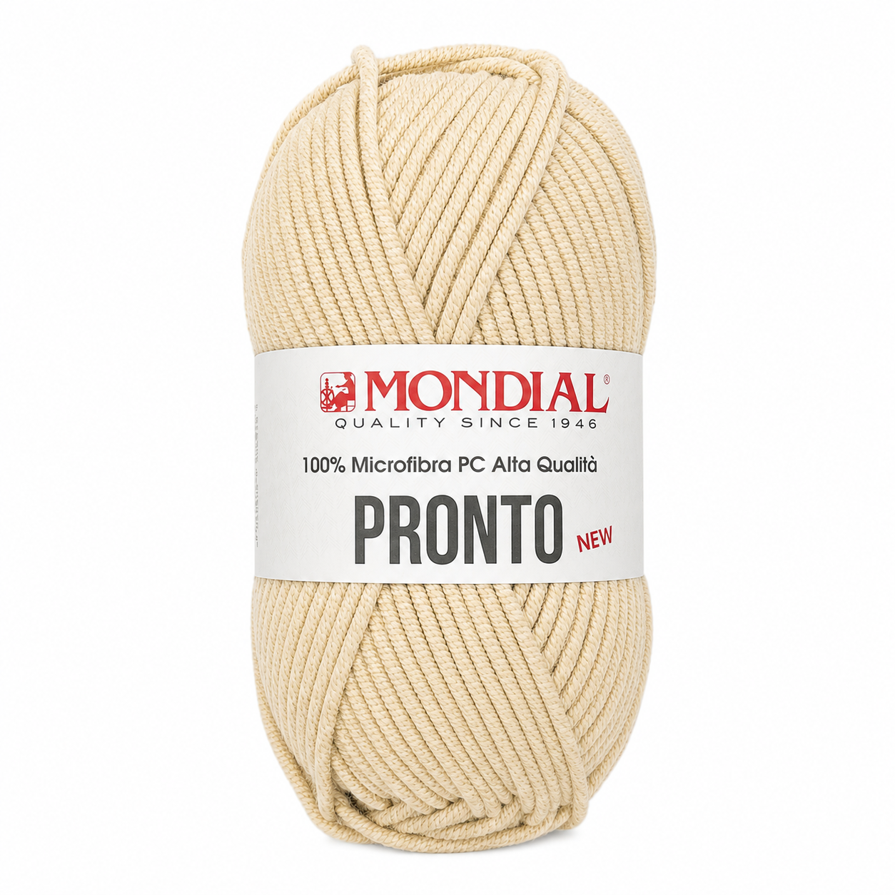Lana PRONTO NEW - MONDIAL - Colore: 534 - ALABASTRO - by LacariaRicami.Store