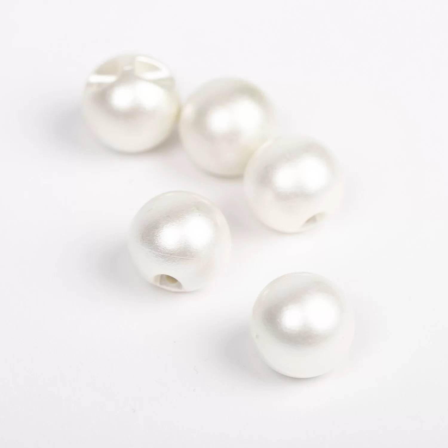 Bottone PERLA - 12mm - - LacariaRicami.Store