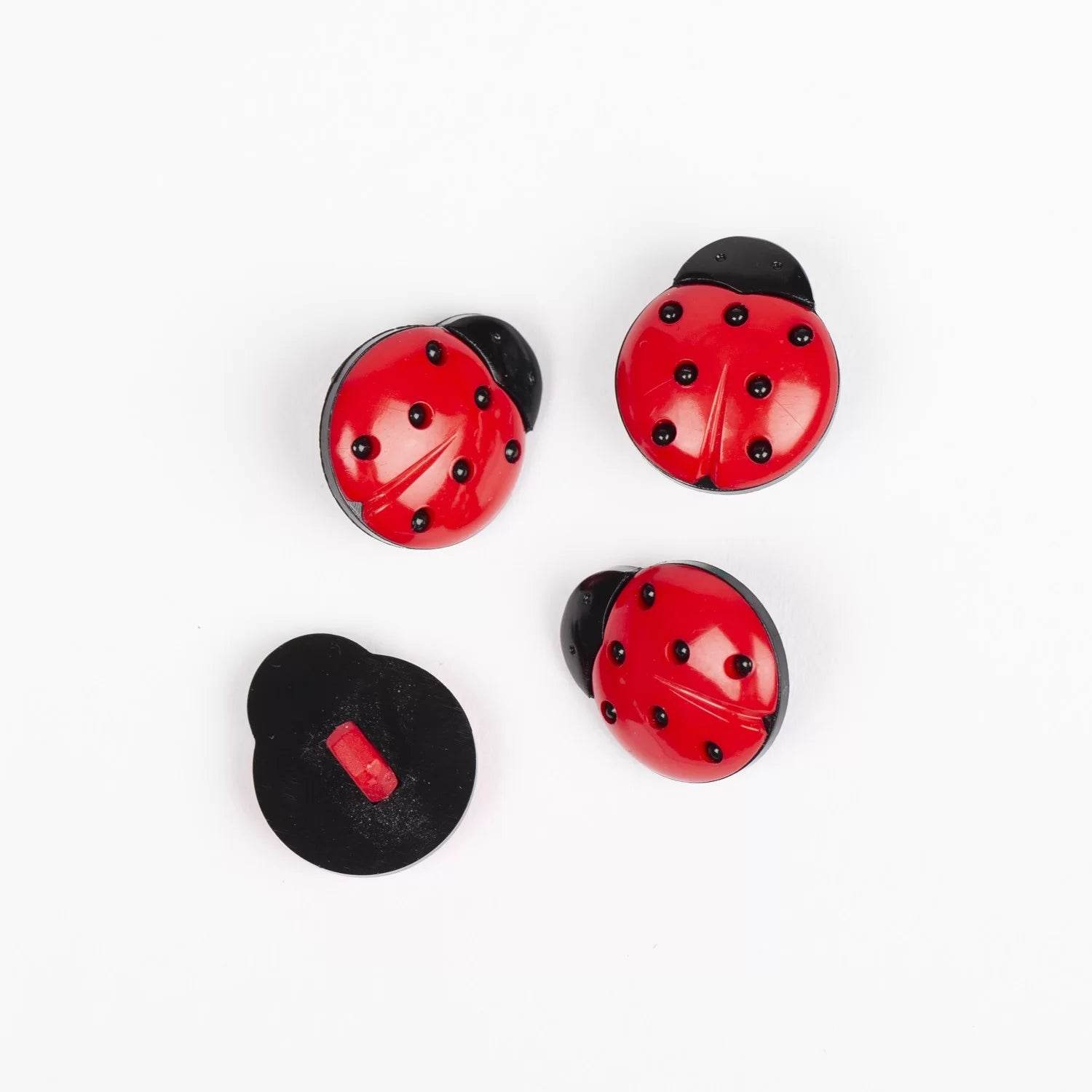 Bottone COCCINELLA - 14/18mm - - LacariaRicami.Store