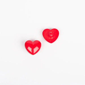 Bottone CUORE - 15mm - - LacariaRicami.Store