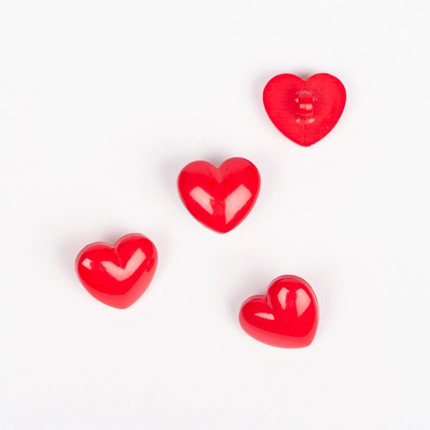 Bottone CUORE - 15mm - - LacariaRicami.Store