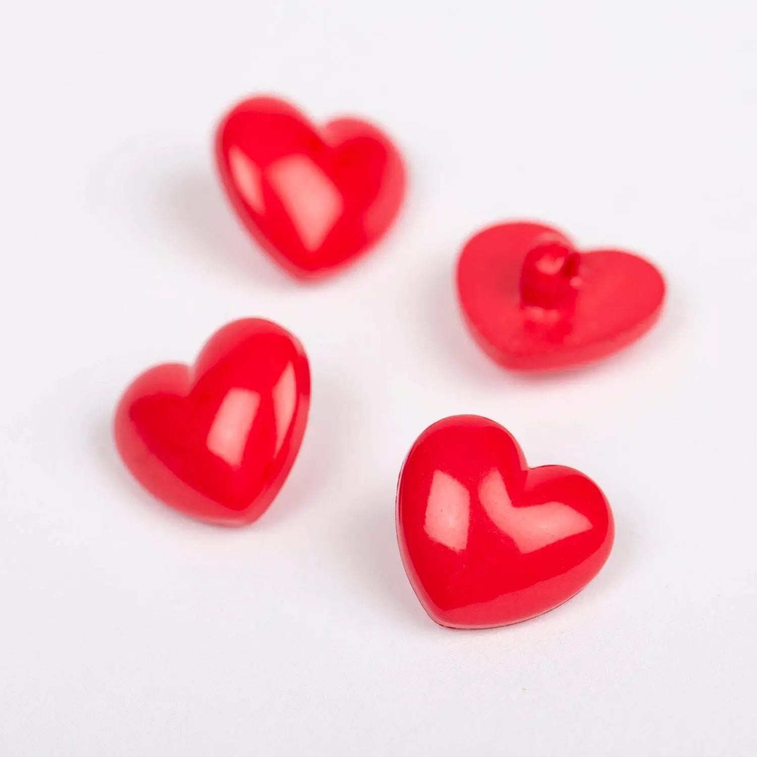 Bottone CUORE - 15mm - - LacariaRicami.Store
