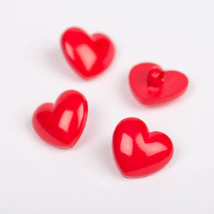 Bottone CUORE - 15mm - - LacariaRicami.Store