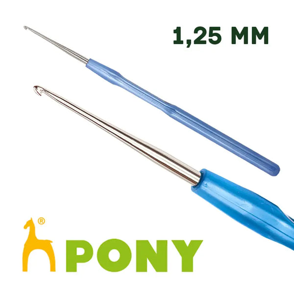 Uncinetto COTONE con Manico in Plastica - PONY | Favoloso