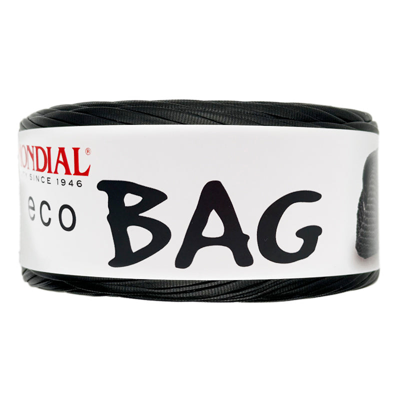 Fettuccia ECO BAG - MONDIAL - 612 - NERO - LacariaRicami.Store