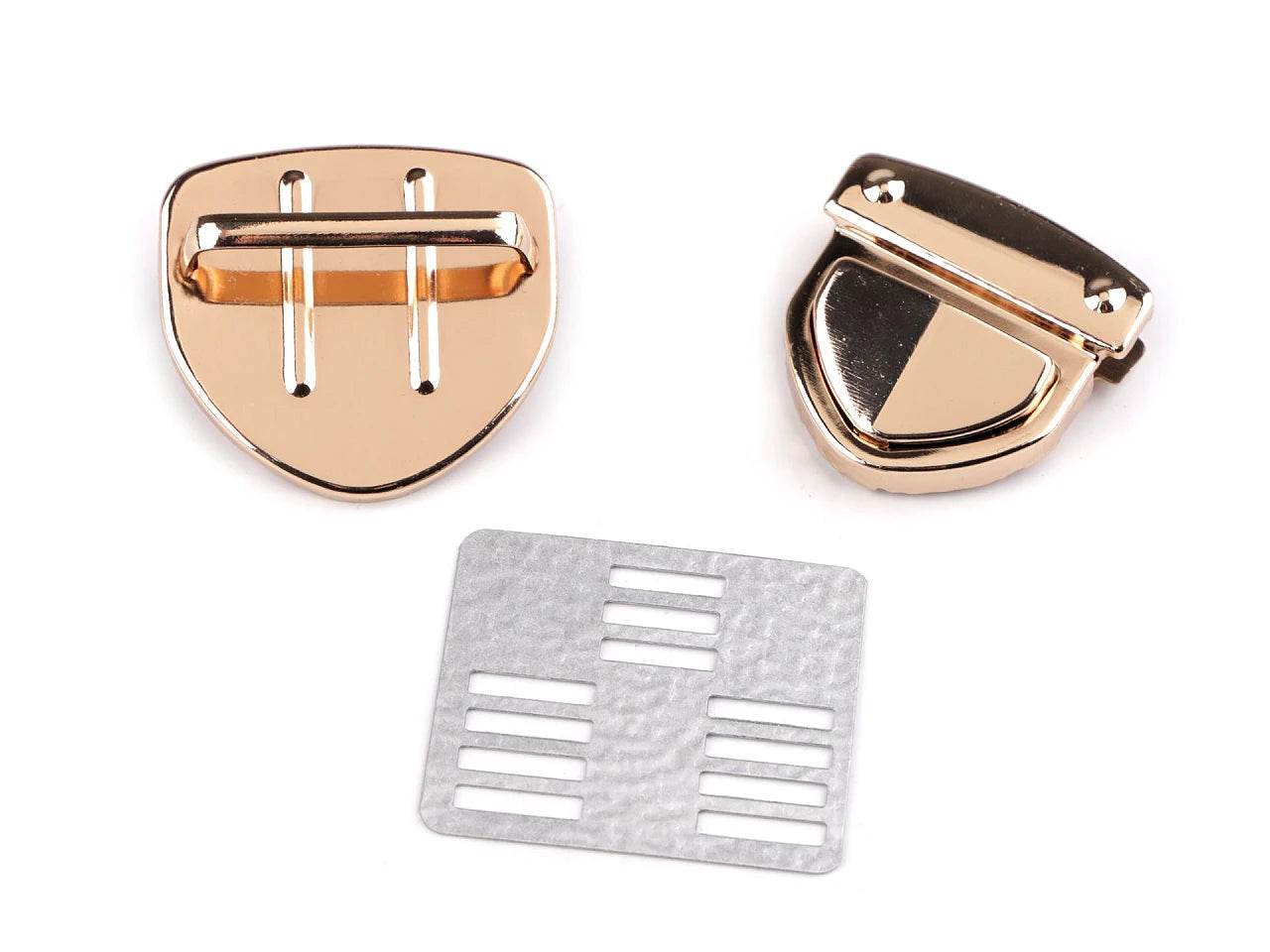CHIUSURA a pulsante per BORSA - 45 x 45 mm - - LacariaRicami.Store