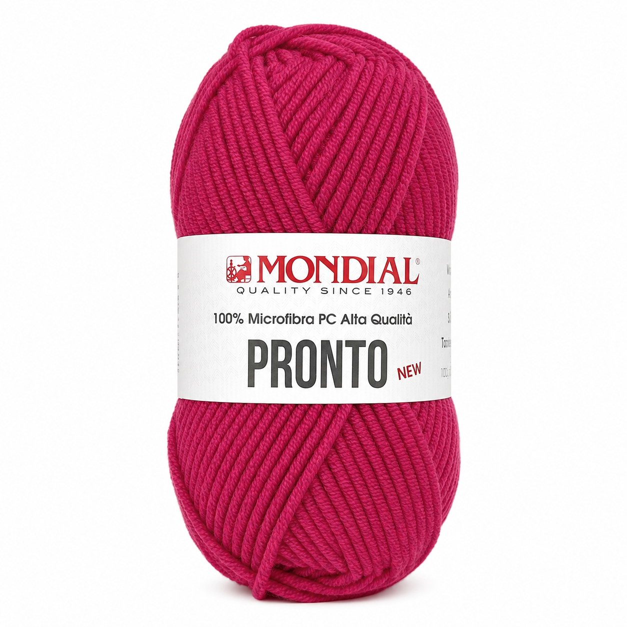 Lana PRONTO NEW - MONDIAL - Colore: 639 - FUCSIA - by LacariaRicami.Store
