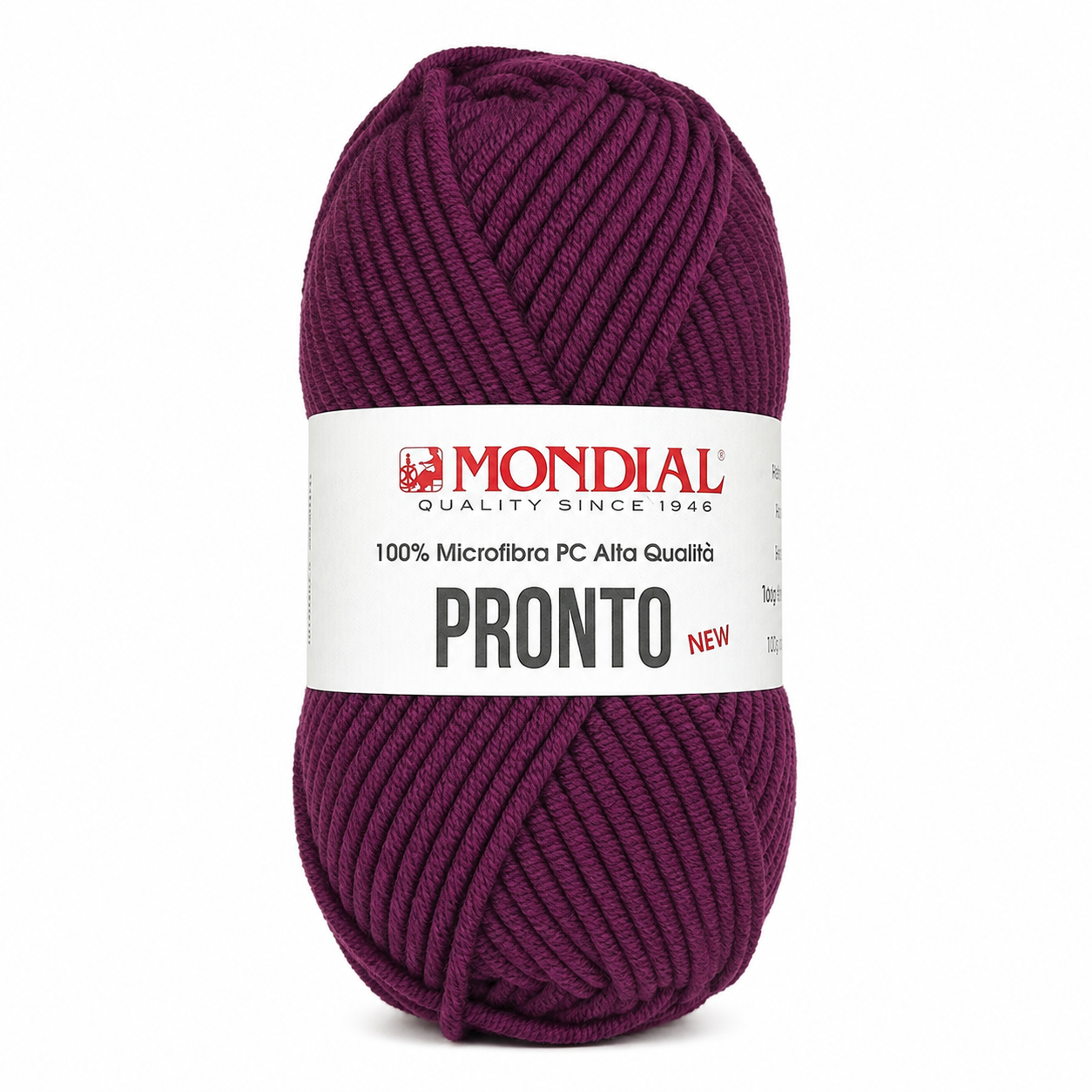 Lana PRONTO NEW - MONDIAL - Colore: 640 - VIOLETTO - by LacariaRicami.Store