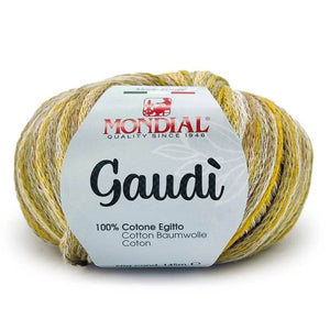 Cotone GAUDI - MONDIAL - 651 - LATTE/BISCOTTO/ORO/OLIVA - LacariaRicami.Store