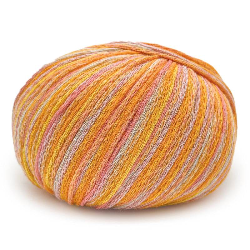 Cotone GAUDI - MONDIAL - 652 - ARANCIO/ACQUA/ROSA/GIALLO - LacariaRicami.Store