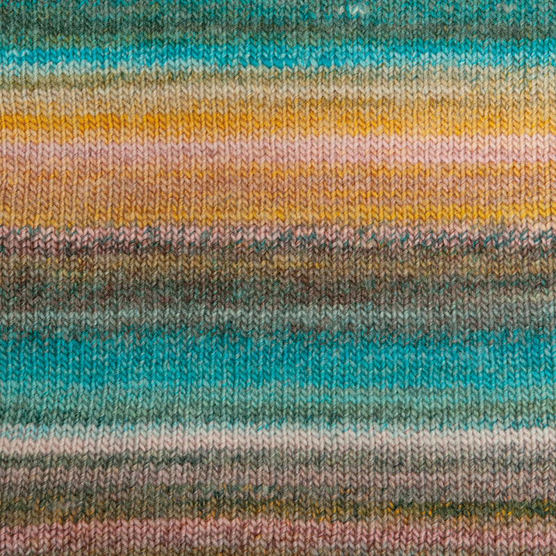 653 - TURCHESE/GRIGIO/ROSA/MOSTARDA