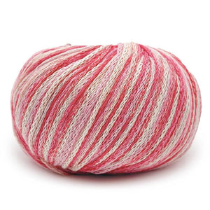 Cotone GAUDI - MONDIAL - 653 - GERANIO/INCARNATO/ACQUA/PEONIA - LacariaRicami.Store