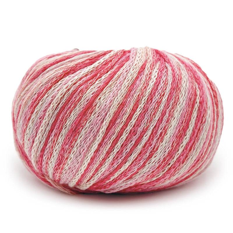 Cotone GAUDI - MONDIAL - 653 - GERANIO/INCARNATO/ACQUA/PEONIA - LacariaRicami.Store