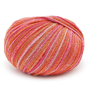 Cotone GAUDI - MONDIAL - 654 - POMODORO/CACAO/FUXIA/ROSA - LacariaRicami.Store